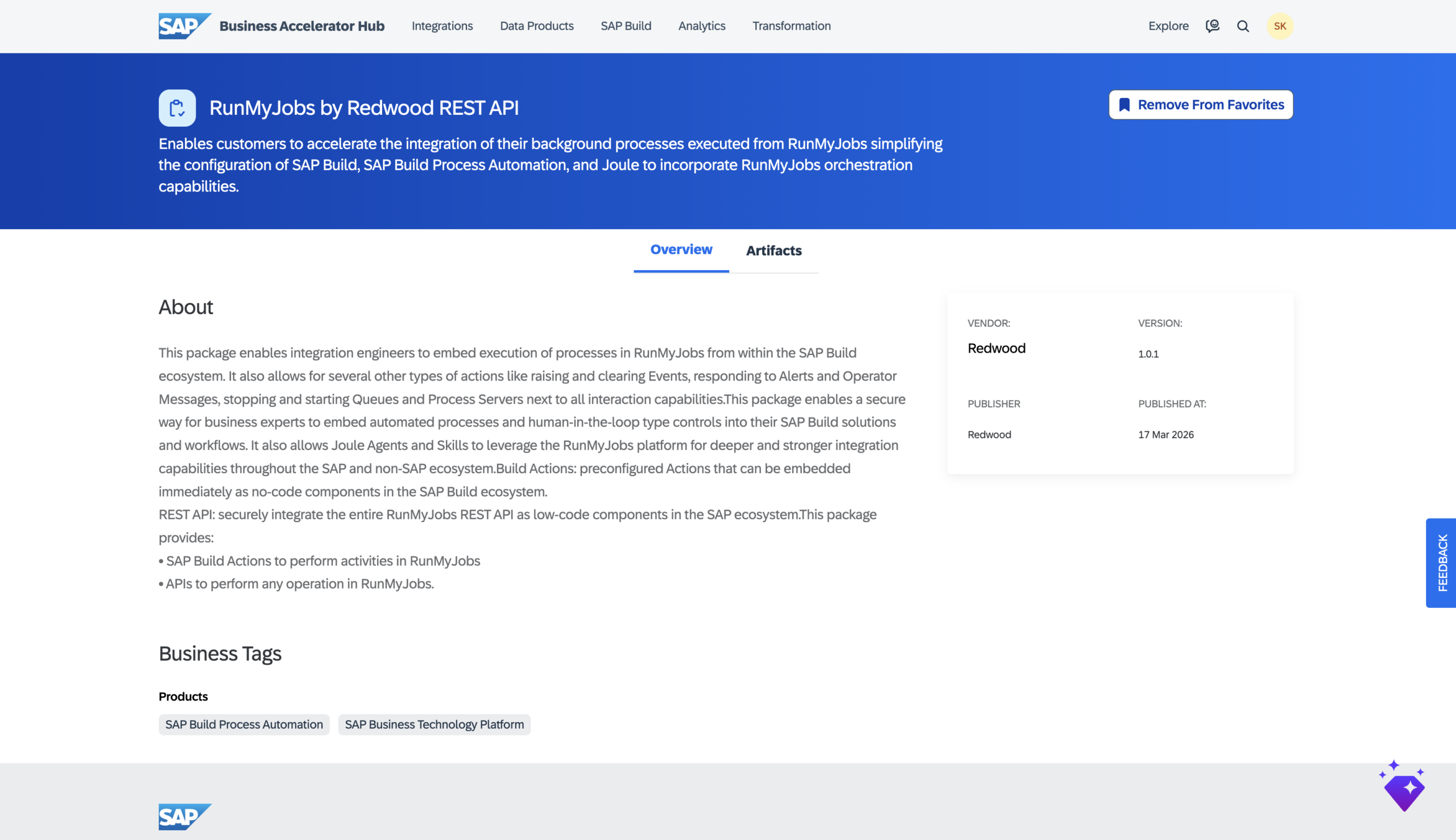 SAP Business Accelerator Hub Screenshot 1 scaled